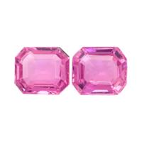 2.12&nbsp;Ct.Tw.Total Carat Weight Pink Sapphire Pair from Ceylon (Sri Lanka) Video
