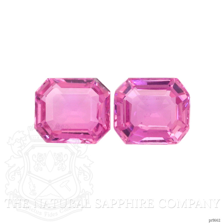 2.12 Ct.Tw. Pink Sapphire Pair from Ceylon (Sri Lanka)
