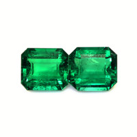 12.60 Ct.Tw.Total Carat Weight Emerald Pair from Zambia Video