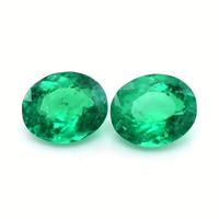 10.53 Ct.Tw.Total Carat Weight Emerald Pair from Colombia Video