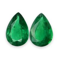 9.53 Ct.Tw.Total Carat Weight Emerald Pair from Zambia Video