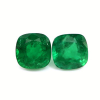 5.16 Ct.Tw.Total Carat Weight Emerald Pair from Zambia Video