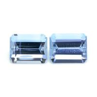 5.98 Ct.Tw.Total Carat Weight Aquamarine Pair from Nigeria Video