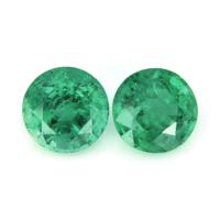 2.68 Ct.Tw.Total Carat Weight Emerald Pair from Zambia Video
