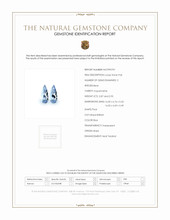 5.80&nbsp;Ct.Tw.Total Carat Weight Aquamarine Pair from Brazil Scan Report