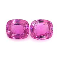 4.08&nbsp;Ct.Tw.Total Carat Weight Pink Sapphire Pair from Ceylon (Sri Lanka) Video