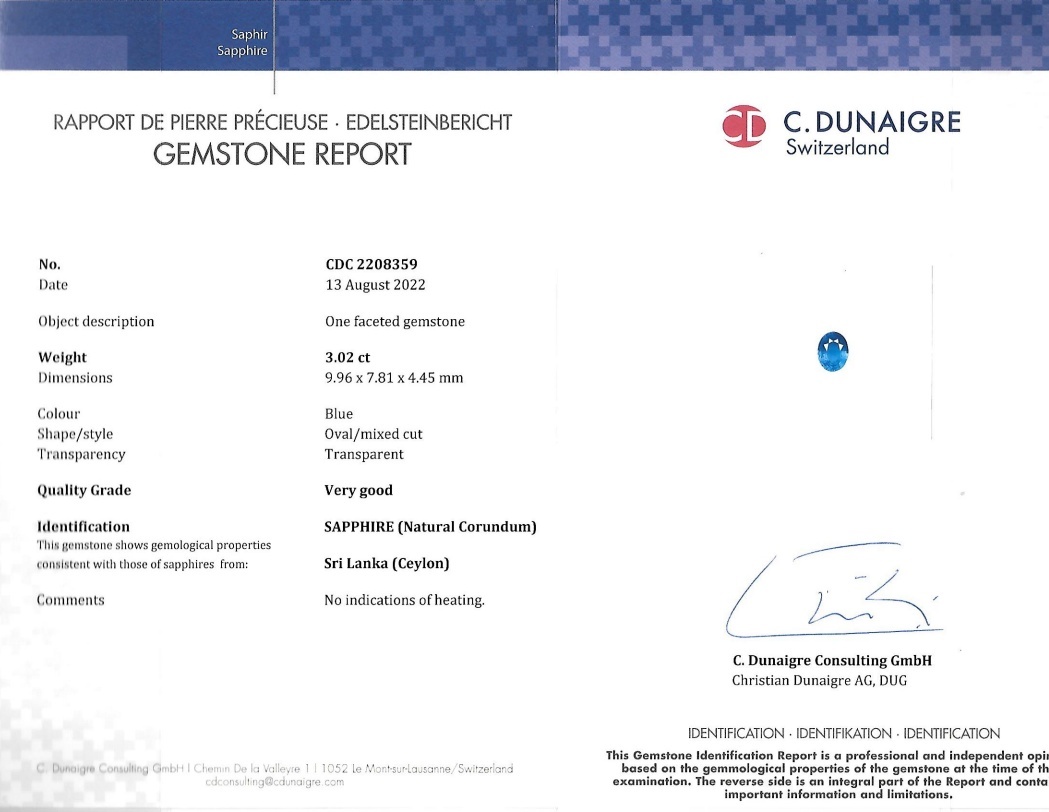 6.03 Ct.Tw. Blue Sapphire Pair from Ceylon (Sri Lanka)