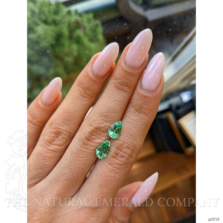 2.43 Ct.Tw. Emerald Pair from Russia