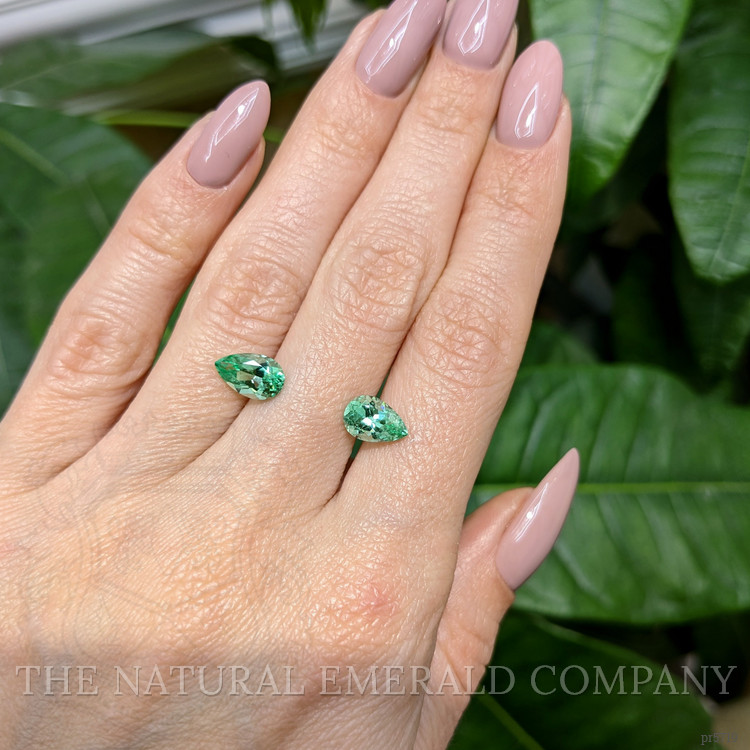 2.43 Ct.Tw. Emerald Pair from Russia