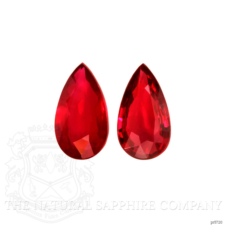 4.22 Ct.Tw. Ruby Pair from Mozambique