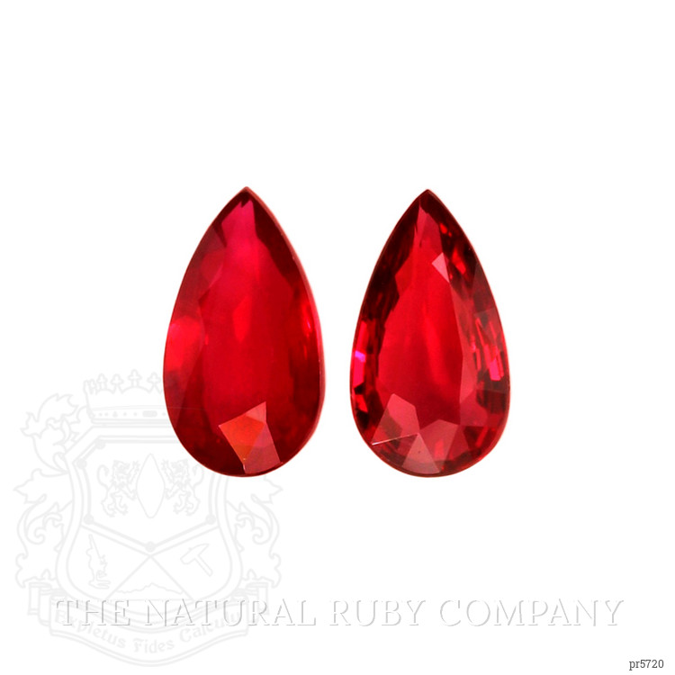 4.22 Ct.Tw. Ruby Pair from Mozambique