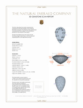 11.74 Ct.Tw.Total Carat Weight Emerald Pair from Zambia 3 D Scan Report