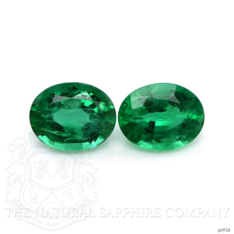 4.54 Ct.Tw. Emerald Pair from Zambia