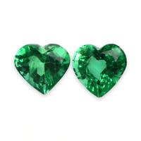 3.64 Ct.Tw.Total Carat Weight Emerald Pair from Zambia Video