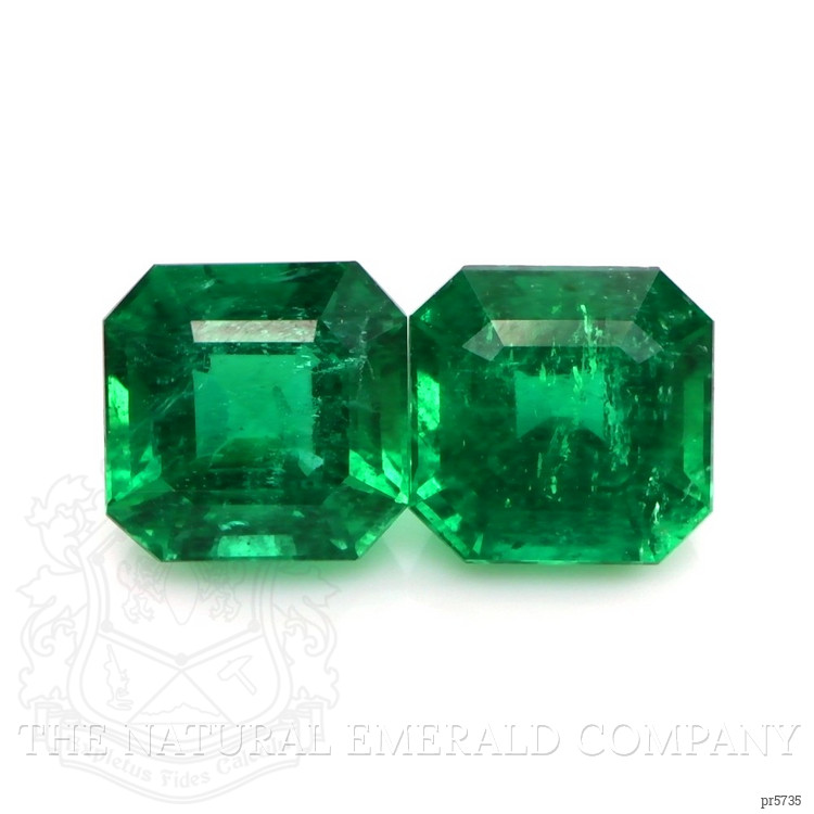4.63 Ct.Tw. Emerald Pair from Zambia
