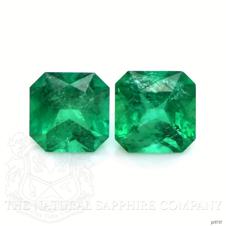 3.48 Ct.Tw. Emerald Pair from Ethiopia