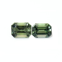 0.58 Ct.Tw.Total Carat Weight Sapphire Pair from Madagascar Video