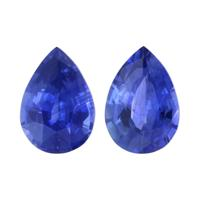 1.58&nbsp;Ct.Tw.Total Carat Weight Blue Sapphire Pair from Ceylon (Sri Lanka) Video