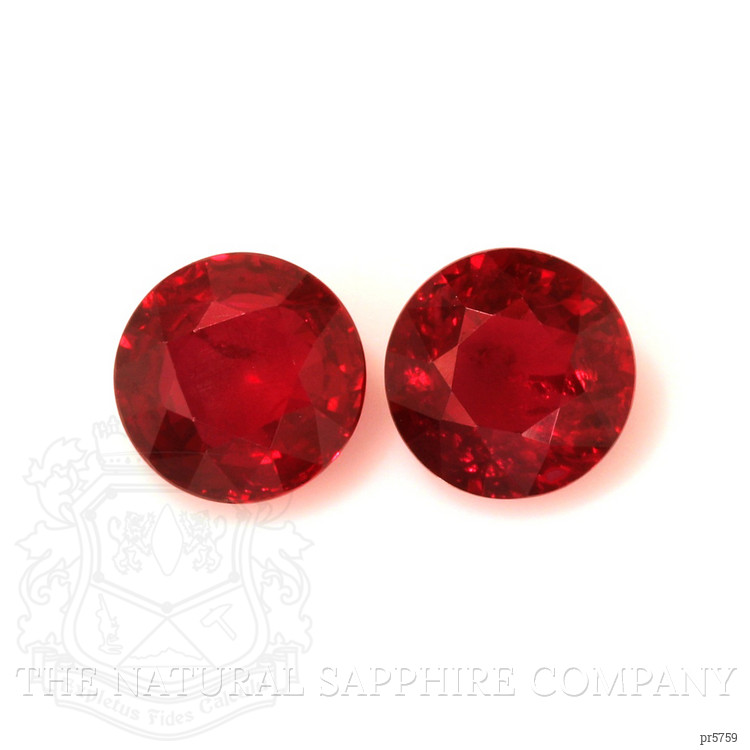 2.85 Ct.Tw. Ruby Pair from Mozambique