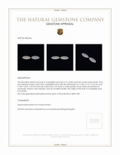 1.61 Ct.Tw.Total Carat Weight Cabochon Opal Pair from Australia Appraisal