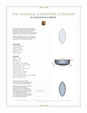 1.61 Ct.Tw.Total Carat Weight Cabochon Opal Pair from Australia 3 D Scan Report
