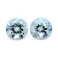 1.79 Ct.Tw.Total Carat Weight Aquamarine Pair from Brazil Video