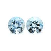 1.79 Ct.Tw.Total Carat Weight Aquamarine Pair from Brazil Video