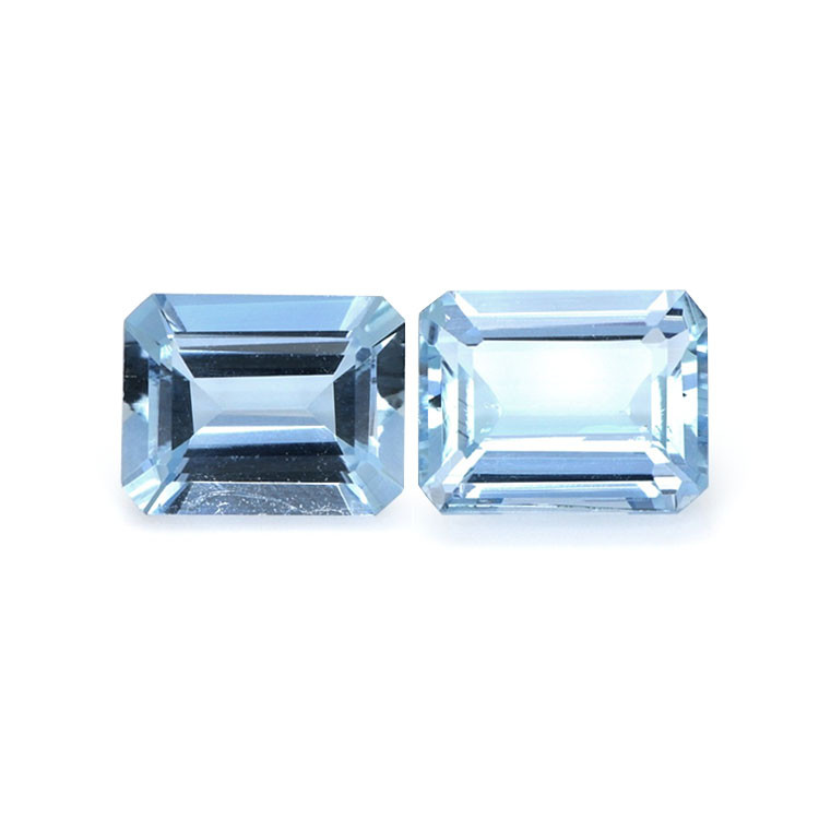 3.96 Ct.Tw. Aquamarine Pair from Brazil