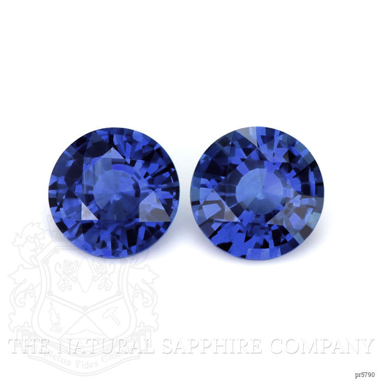 2.43 Ct.Tw. Blue Sapphire Pair from Ceylon (Sri Lanka)