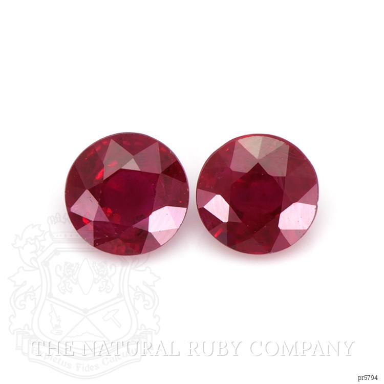 1.36 Ct.Tw. Ruby Pair from Mozambique