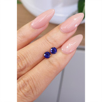0.91&nbsp;Ct.Tw.Total Carat Weight Blue Sapphire Pair from Ceylon (Sri Lanka) Life Style