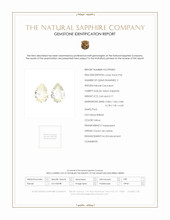 5.77 Ct.Tw.Total Carat Weight Yellow Sapphire Pair from Ceylon (Sri Lanka) Scan Report
