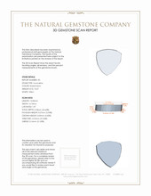 18.58&nbsp;Ct.Tw.Total Carat Weight Tourmaline Pair from Brazil 3 D Scan Report