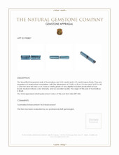 7.63 Ct.Tw.Total Carat Weight Tourmaline Pair from Brazil Appraisal