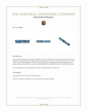 7.63 Ct.Tw.Total Carat Weight Tourmaline Pair from Brazil Appraisal