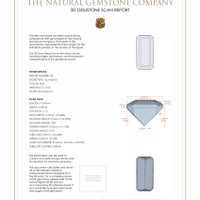 7.63 Ct.Tw.Total Carat Weight Tourmaline Pair from Brazil 3 D Scan Report