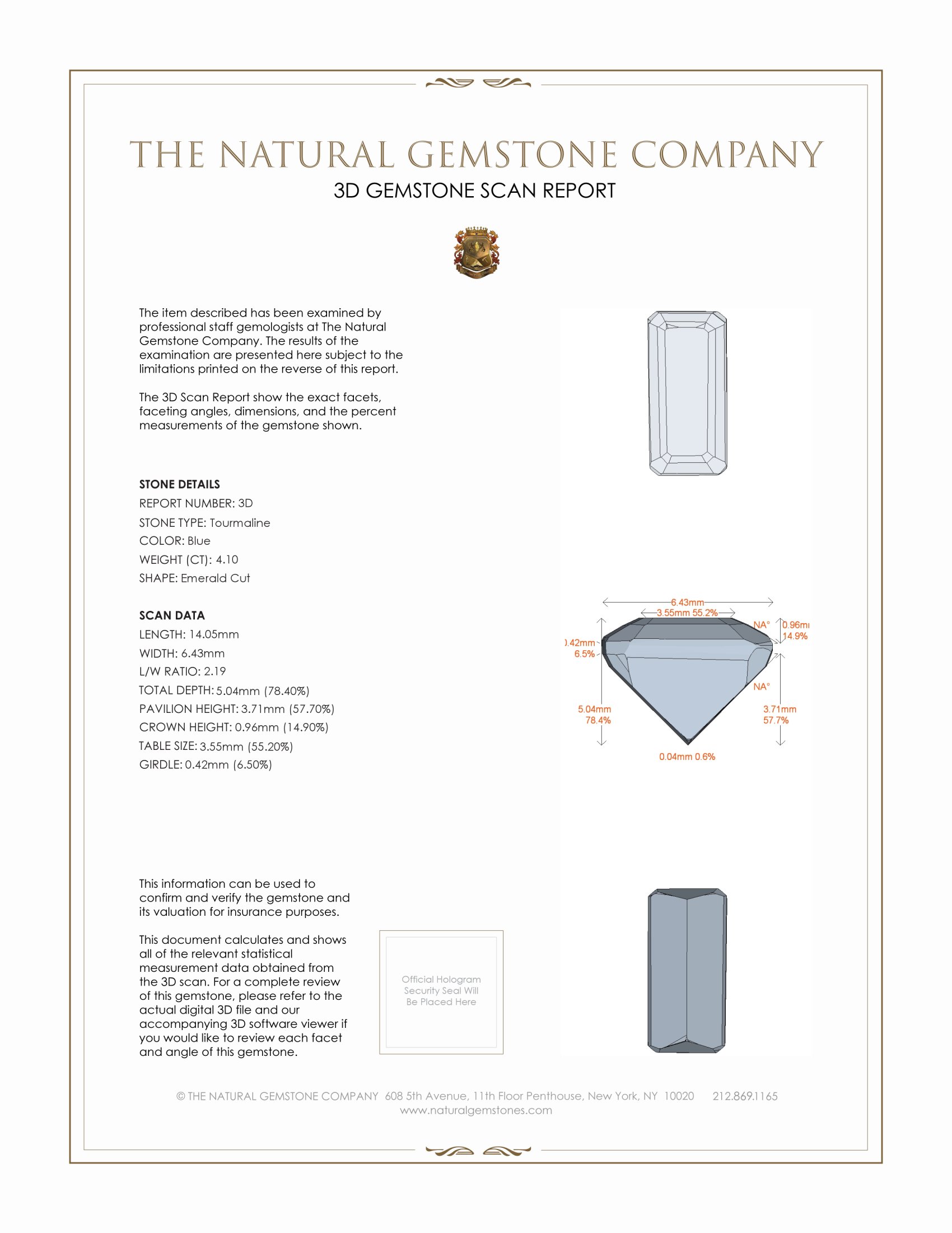 7.63 Ct.Tw. Tourmaline Pair from Brazil