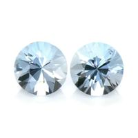 1.53 Ct.Tw.Total Carat Weight Aquamarine Pair from Brazil Video