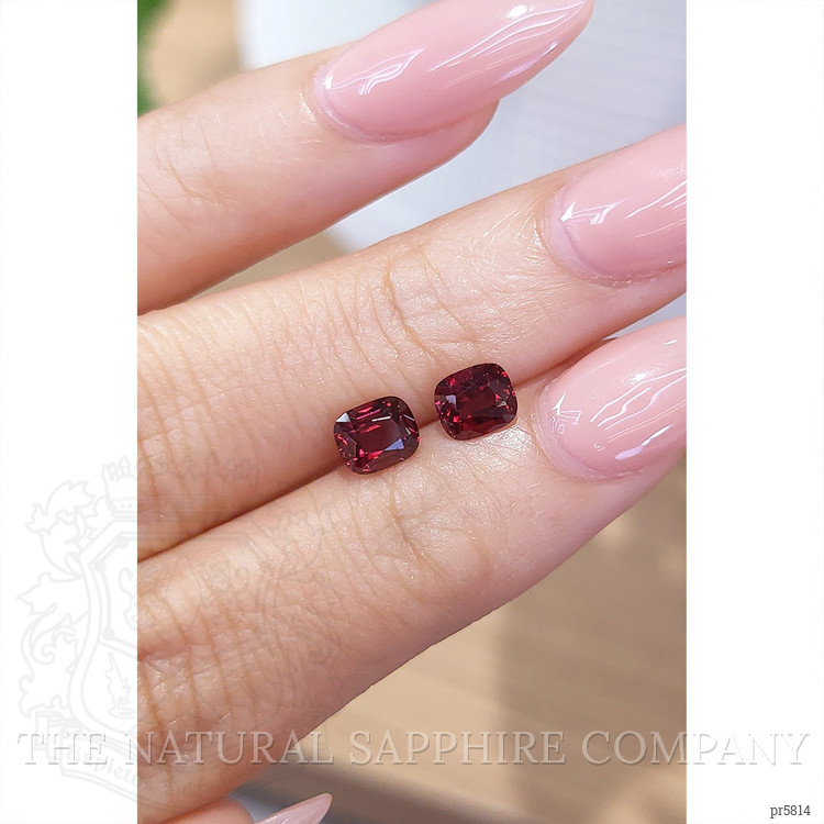 1.50 Ct.Tw. Spinel Pair from Burma (Myanmar)