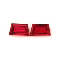 1.28 Ct.Tw.Total Carat Weight Ruby Pair from Mozambique Video
