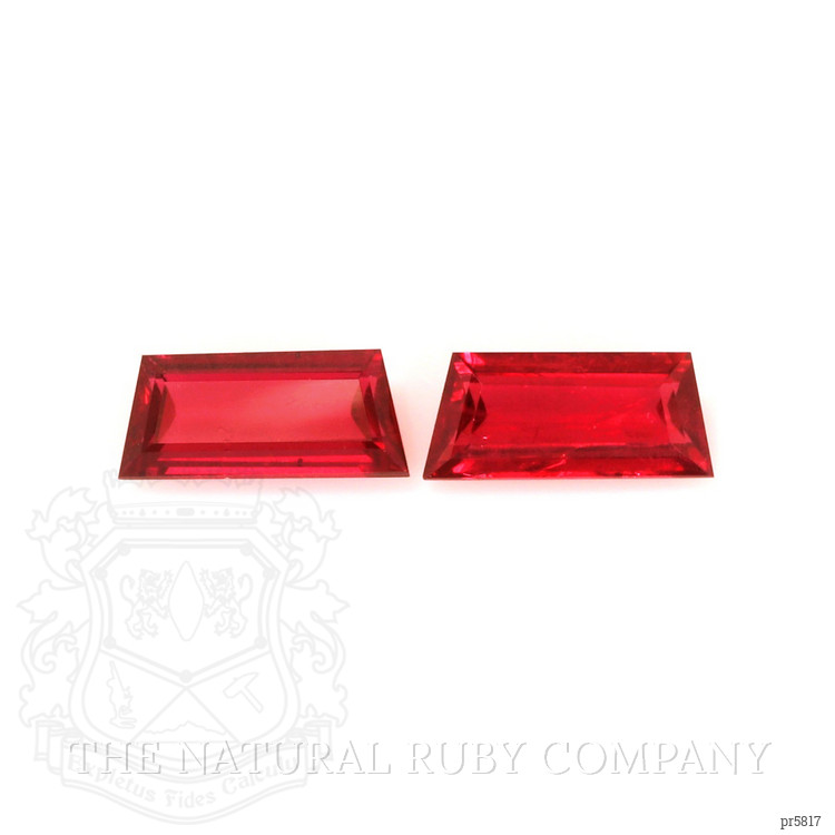 0.94 Ct.Tw. Ruby Pair from Mozambique