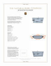 0.94&nbsp;Ct.Tw.Total Carat Weight Ruby Pair from Mozambique 3 D Scan Report