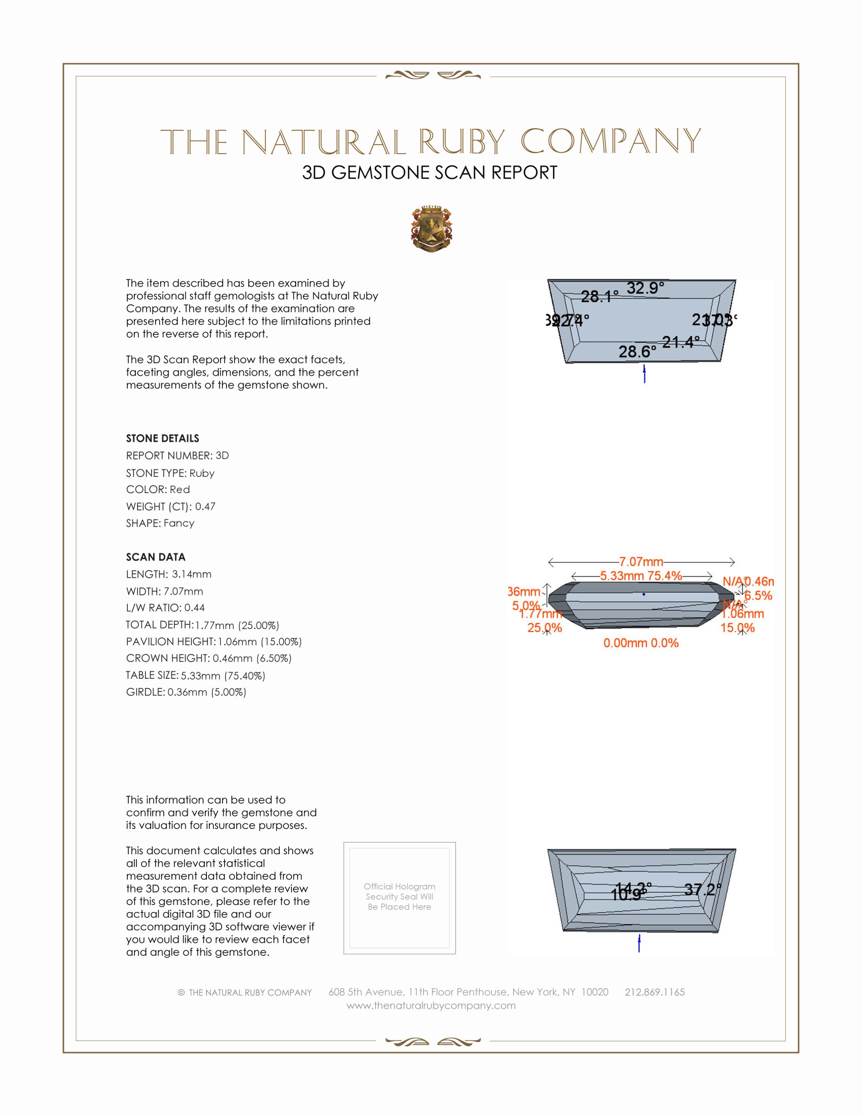 0.94 Ct.Tw. Ruby Pair from Mozambique