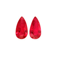 2.61 Ct.Tw.Total Carat Weight Ruby Pair from Mozambique Video