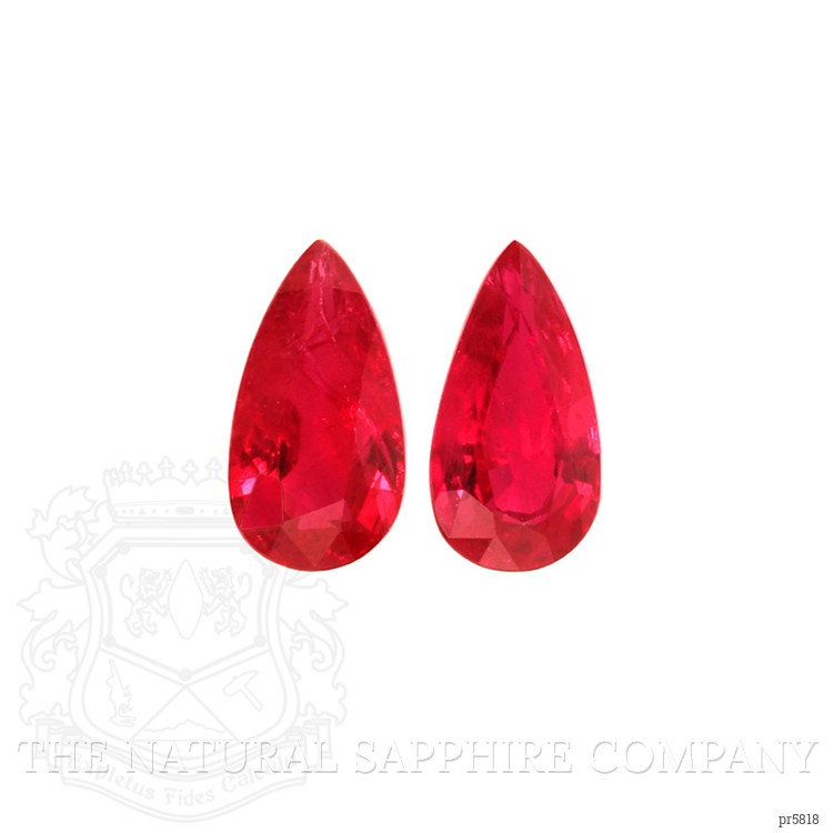2.61 Ct.Tw. Ruby Pair from Mozambique