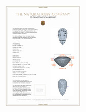 2.61&nbsp;Ct.Tw.Total Carat Weight Ruby Pair from Mozambique 3 D Scan Report