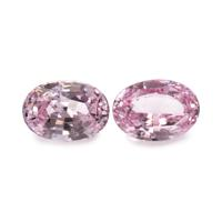 2.86&nbsp;Ct.Tw.Total Carat Weight Pink Sapphire Pair from Ceylon (Sri Lanka) Video