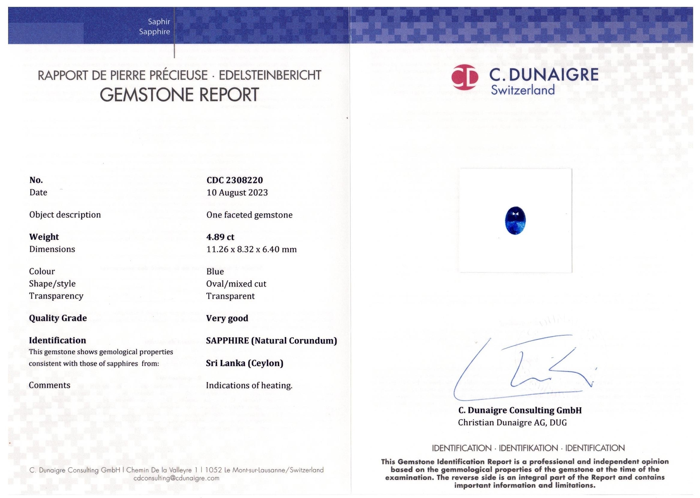 9.58 Ct.Tw. Blue Sapphire Pair from Ceylon (Sri Lanka)