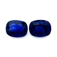 10.04&nbsp;Ct.Tw.Total Carat Weight Blue Sapphire Pair from Ceylon (Sri Lanka) Video