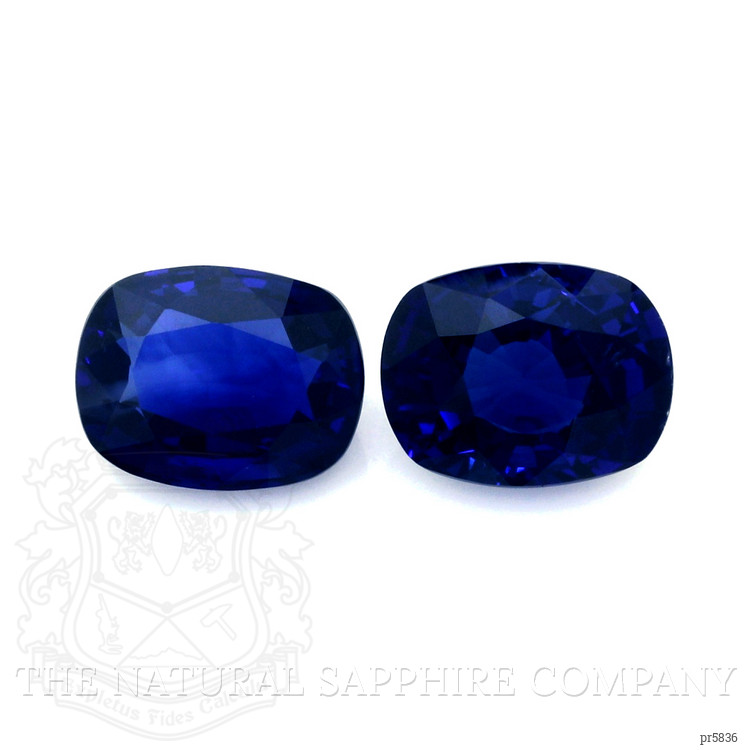 10.04 Ct.Tw. Blue Sapphire Pair from Ceylon (Sri Lanka)